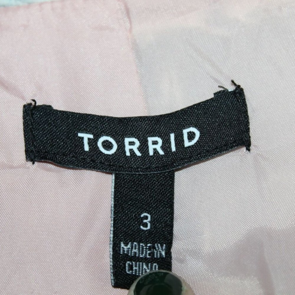 Torrid Plaid Wool Blend Midi Coat Gray HW9555 - Picture 4 of 10
